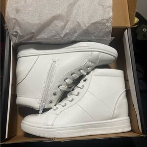 White High-Top Sneakers